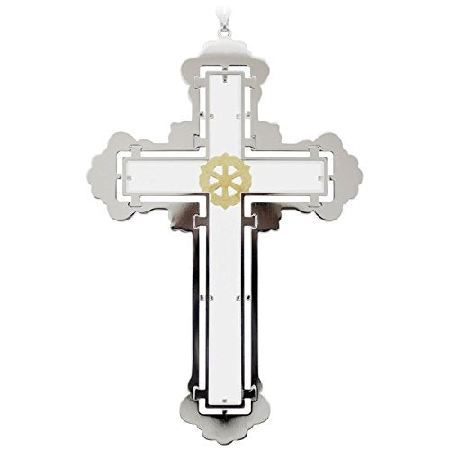 Hallmark Keepsake 2017 Radiant Cross Premium Glass Christmas Ornament