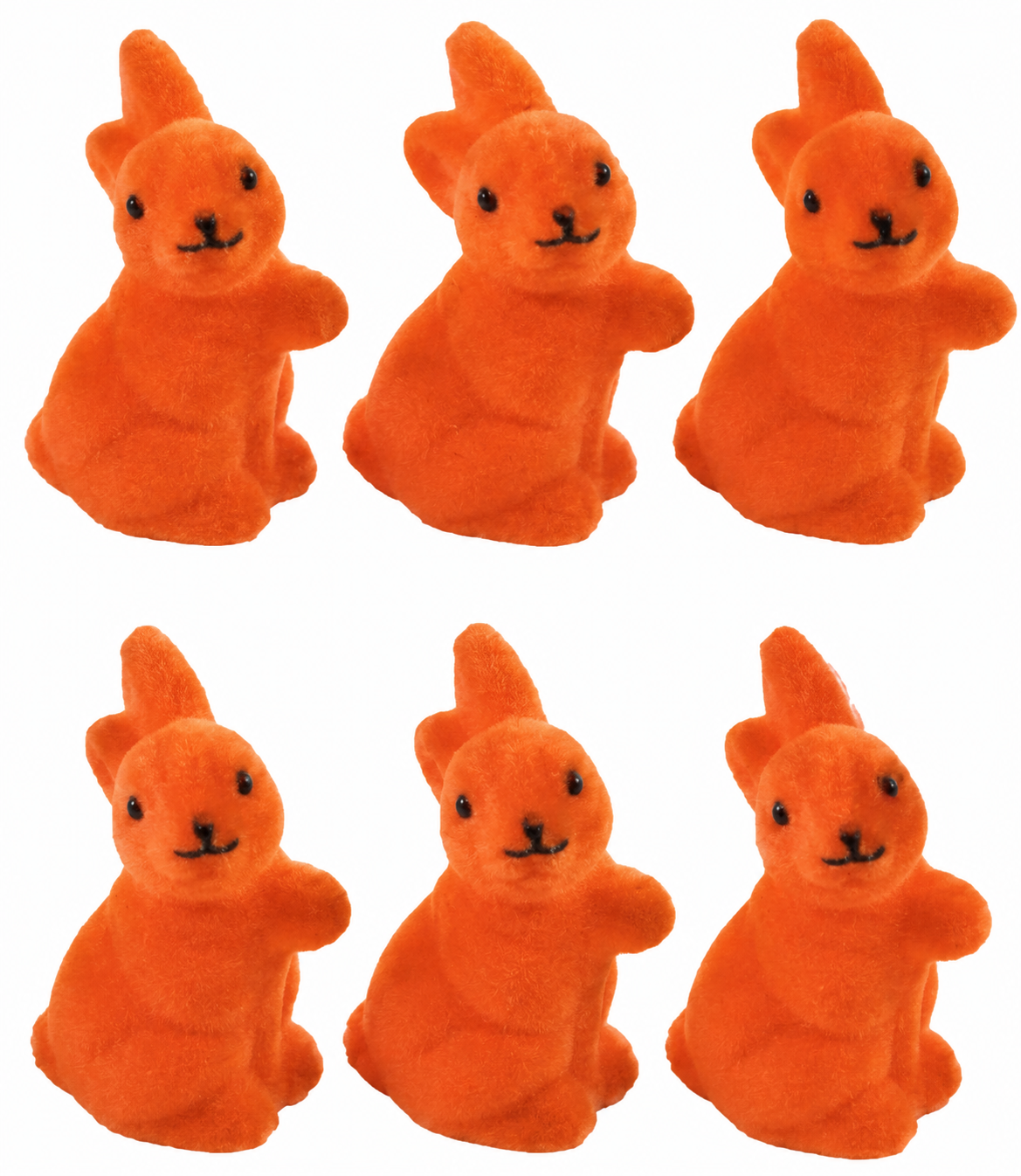 Easter Flocked Bunnies 2.5 inch in Tube, One Hundred 80 Degrees