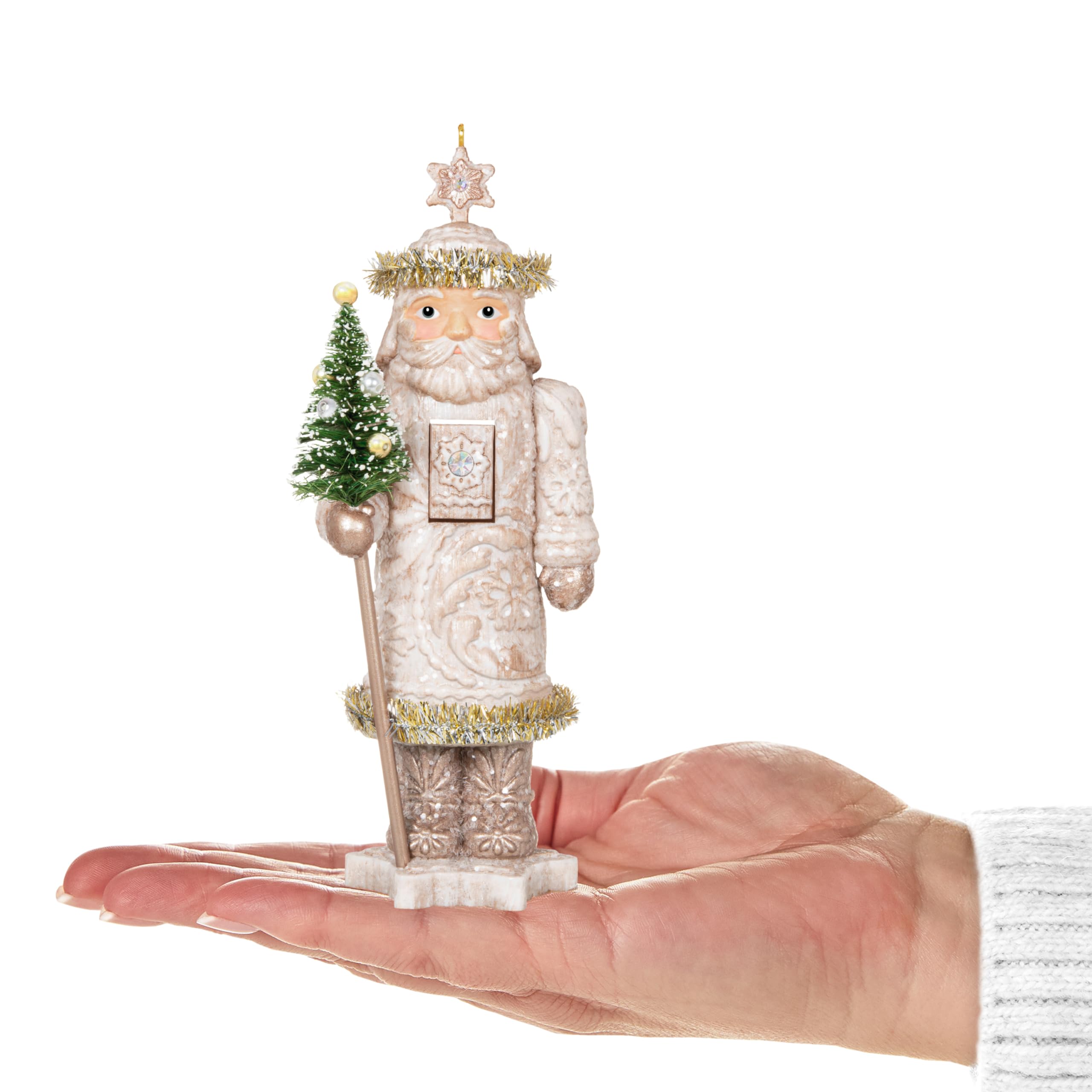 Hallmark Keepsake Christmas Ornament 2024, Noble Nutcrackers Earl of Snowfall, Gifts for Christmas Lovers