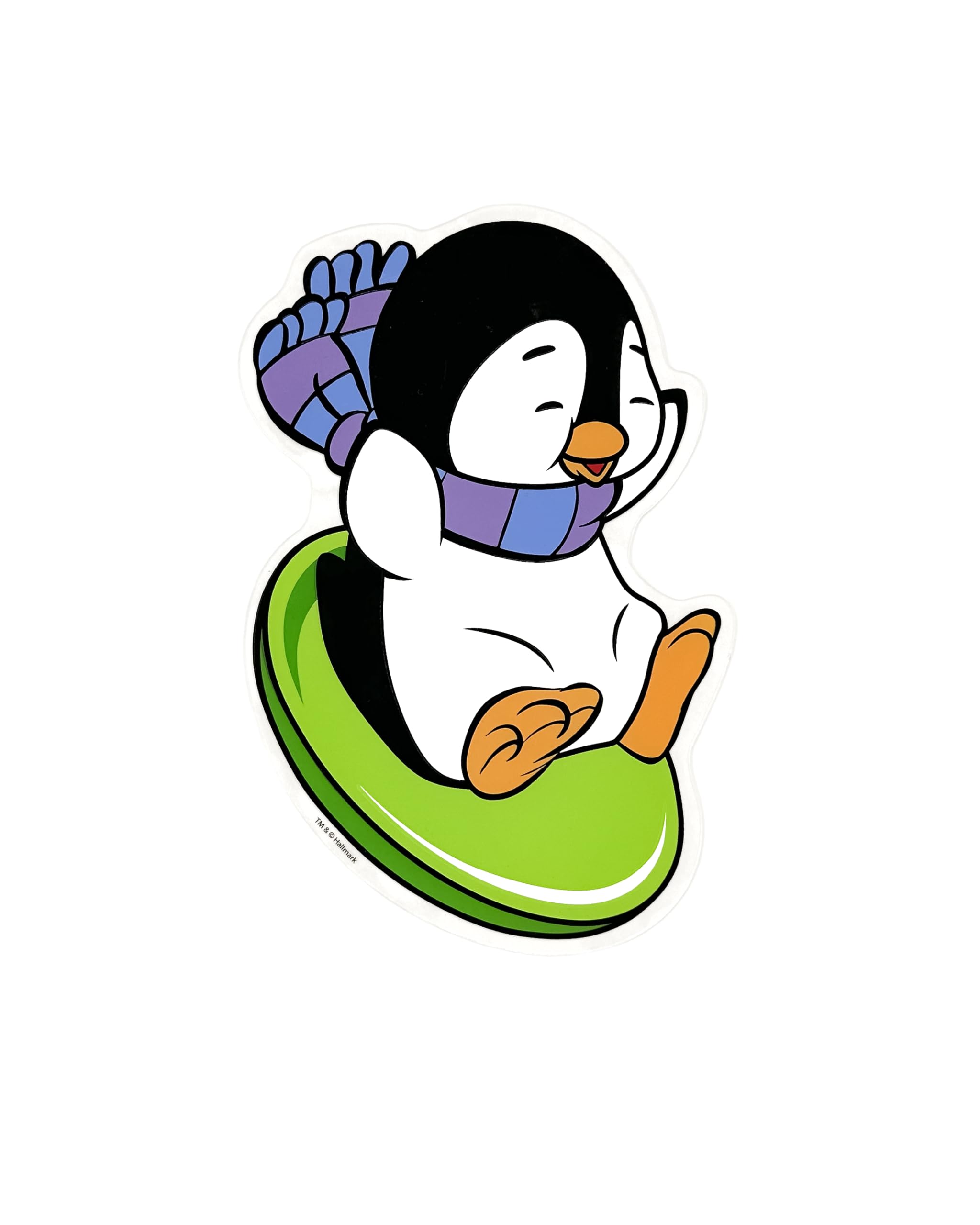 Hallmark Keepsake Playful Penguins Reusable Gel Window Clings Set of 6