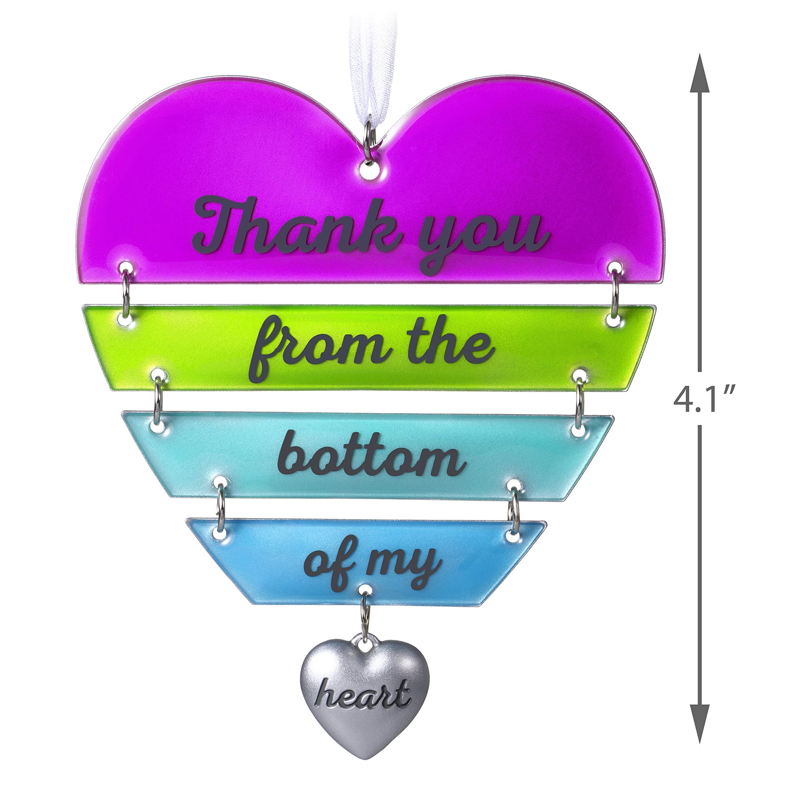 Hallmark Keepsake Christmas Ornament 2020 So Grateful Heart Metal