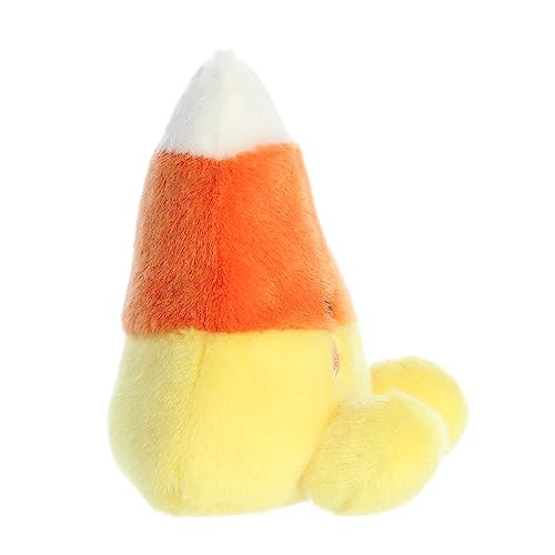 Aurora® Spooky Palm Pals™ Maisy Candy Corn™ Stuffed Animal - Pocket-Sized Play - Collectable Fun - Orange 5 Inches