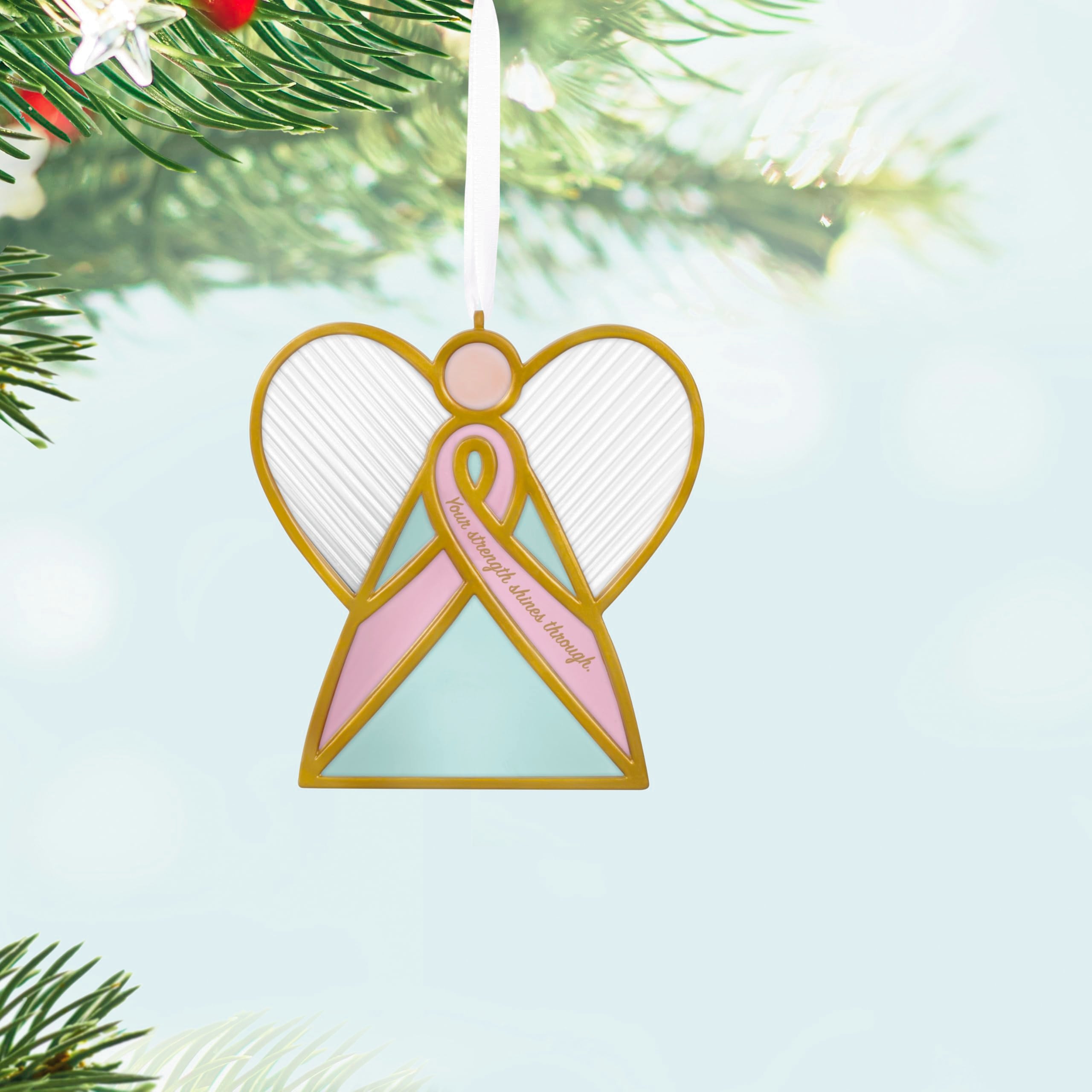 Strength Shines Through Susan G. Komen 2025 Hallmark Keepsake Christmas Ornament