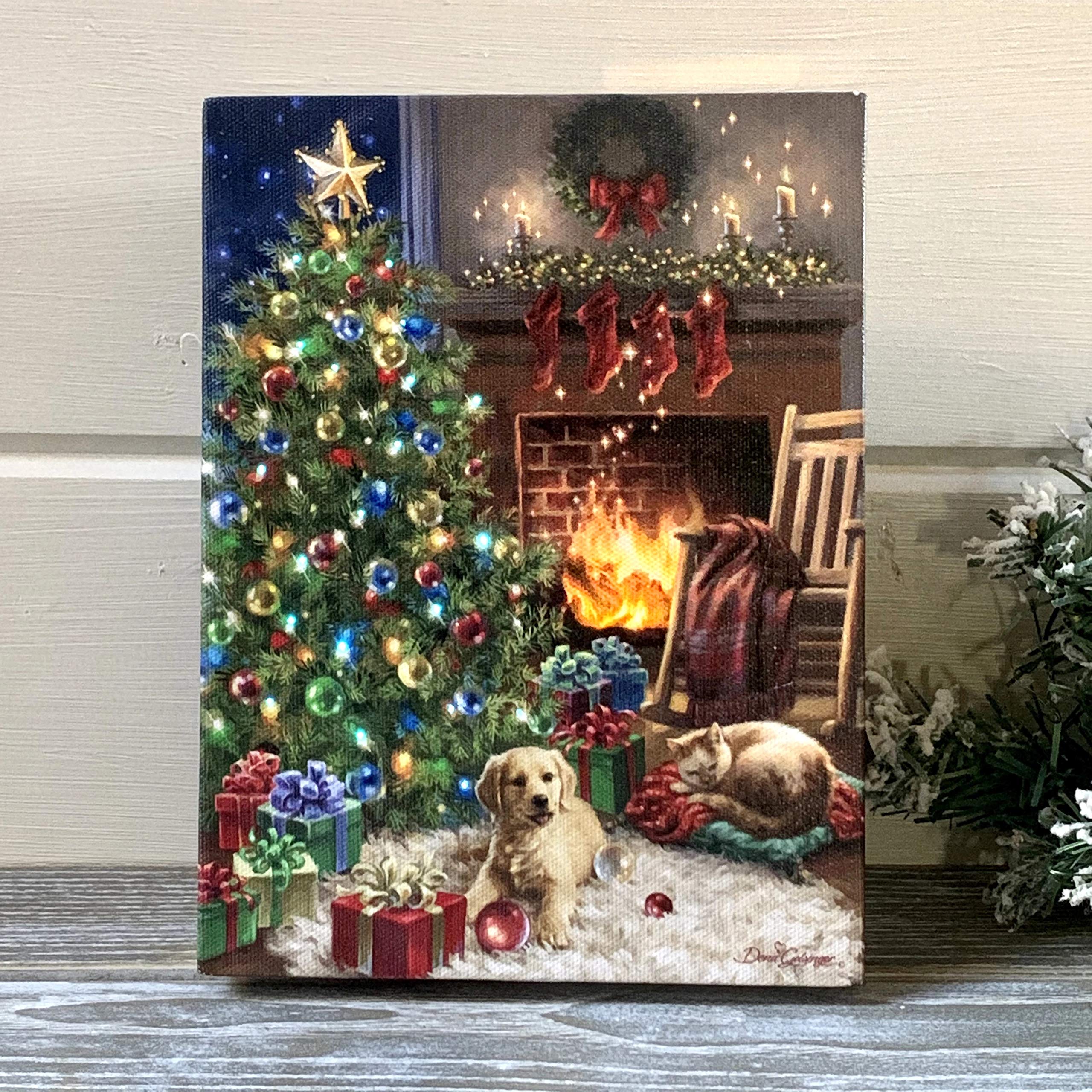 Lighted Mini Cozy Christmas Picture