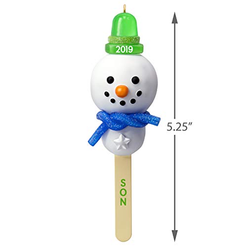 Hallmark Keepsake Christmas Ornament 2019 Year Dated Son Cake Pop Snowman