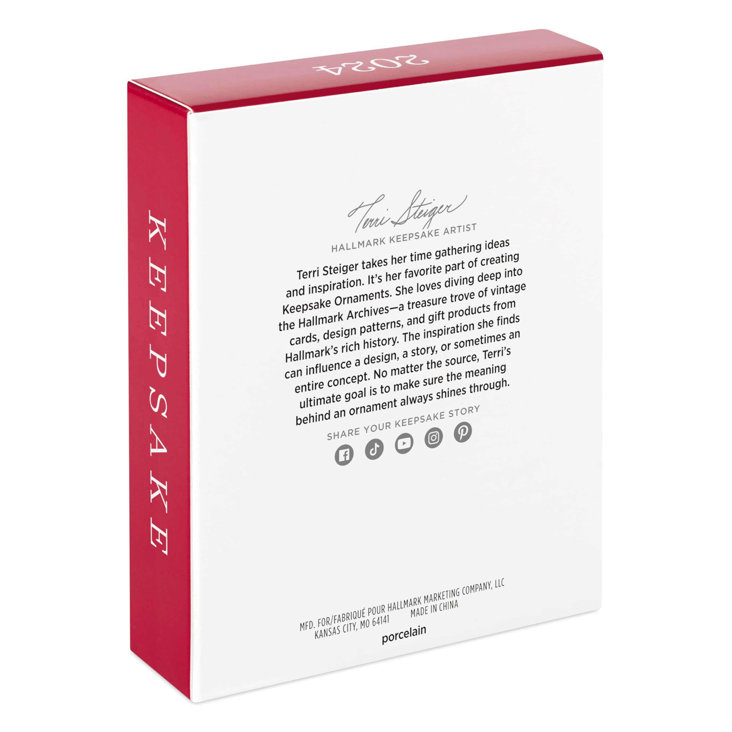 Hallmark Keepsake Christmas Ornament 2024, Our Christmas Together 2024, Porcelain, Family Gifts