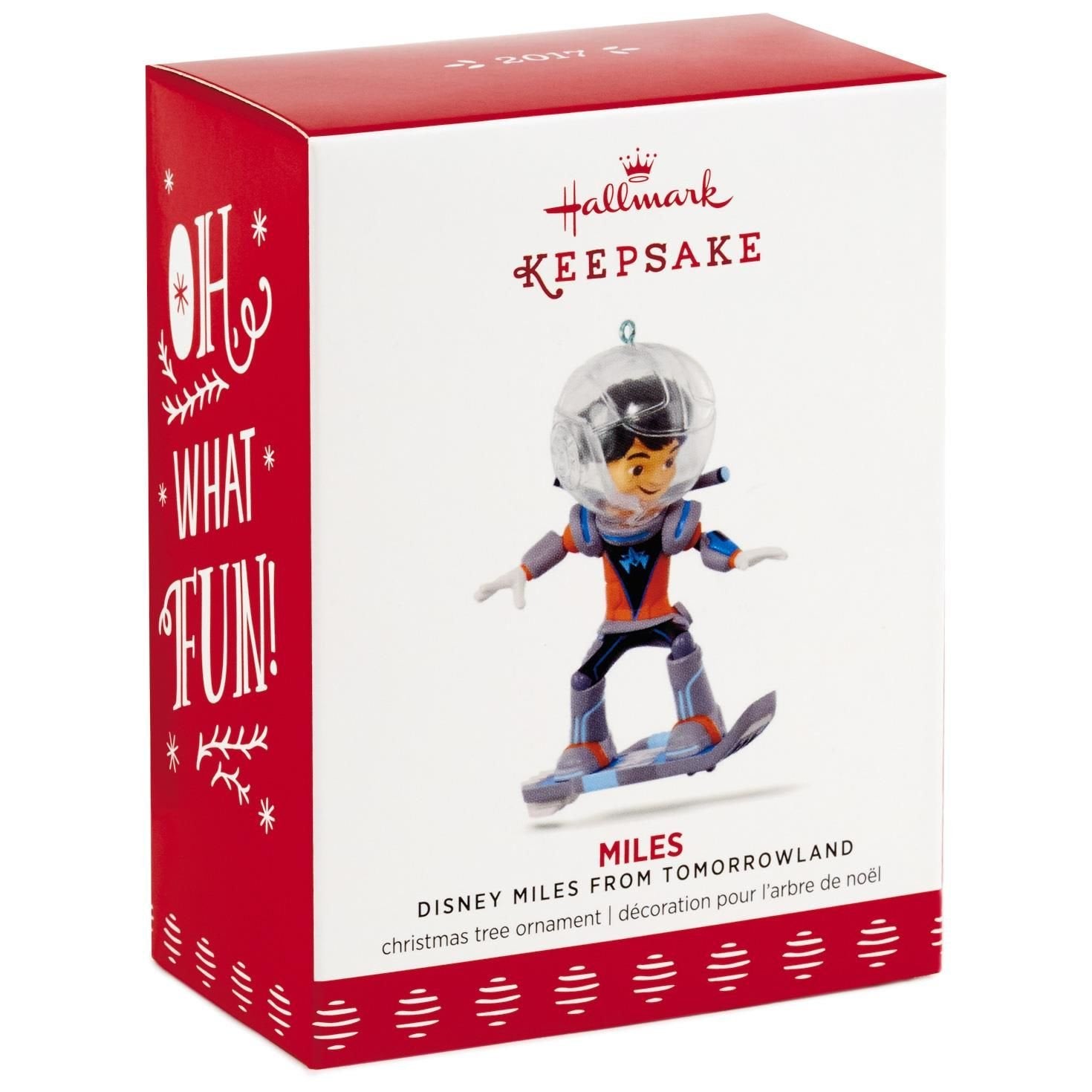 Hallmark Keepsake Christmas Ornament Year Dated 2017, Disney Miles from Tomorrowland