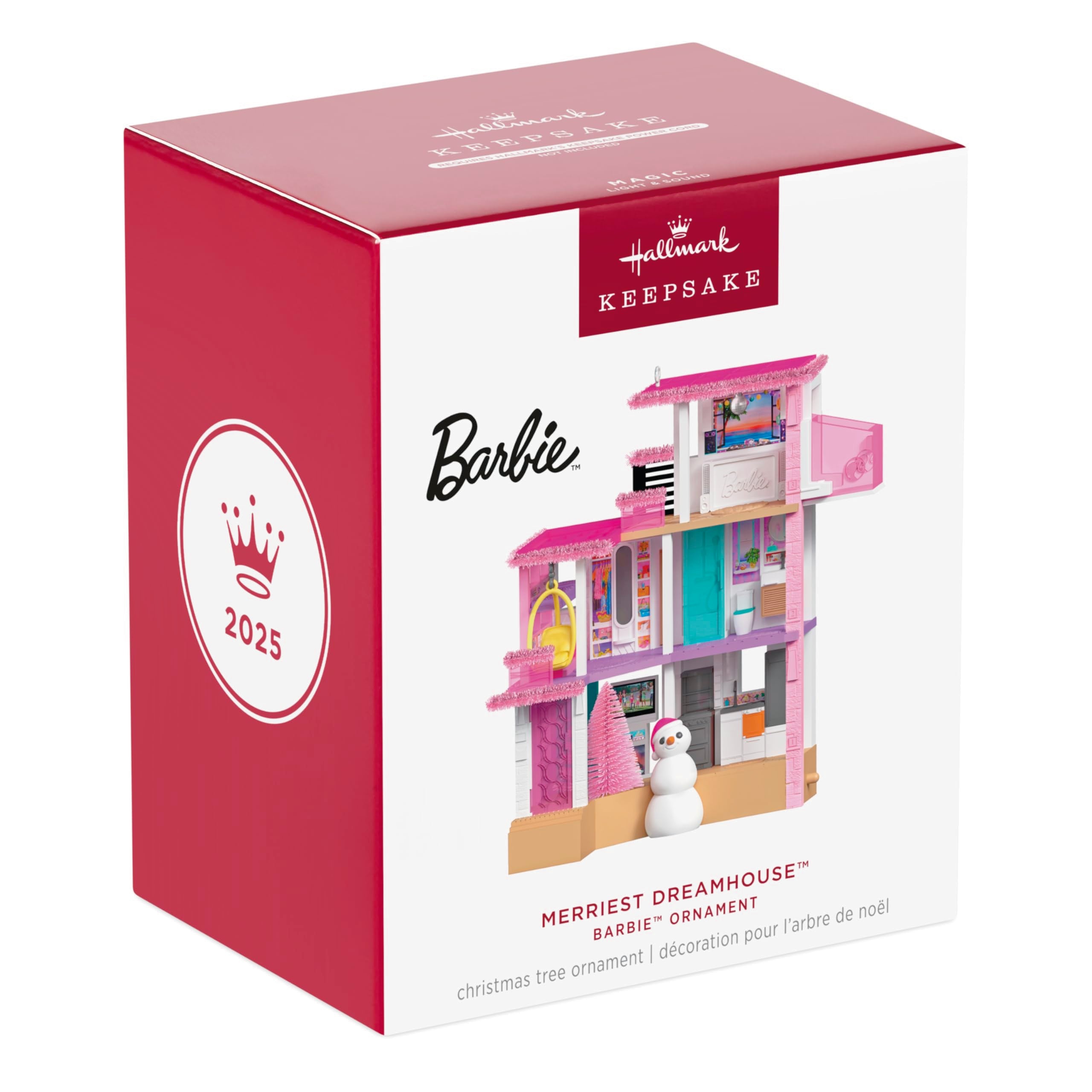 Merriest Dreamhouse Barbie Ornament 2025 Hallmark Keepsakes Christmas Ornament