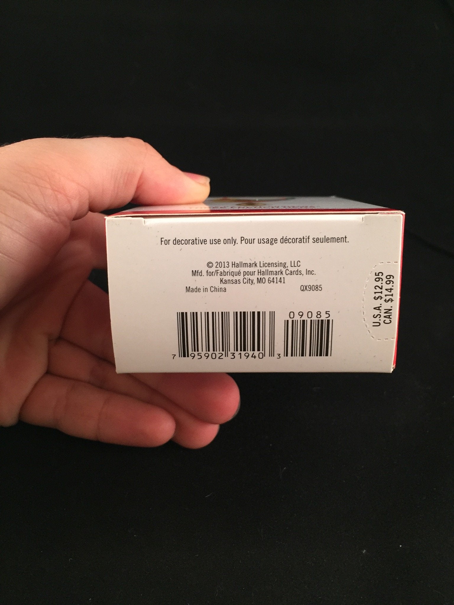 Hallmark Keepsake Ornament Three French Hens 3rd in Twelve Days of Christmas Series 2013