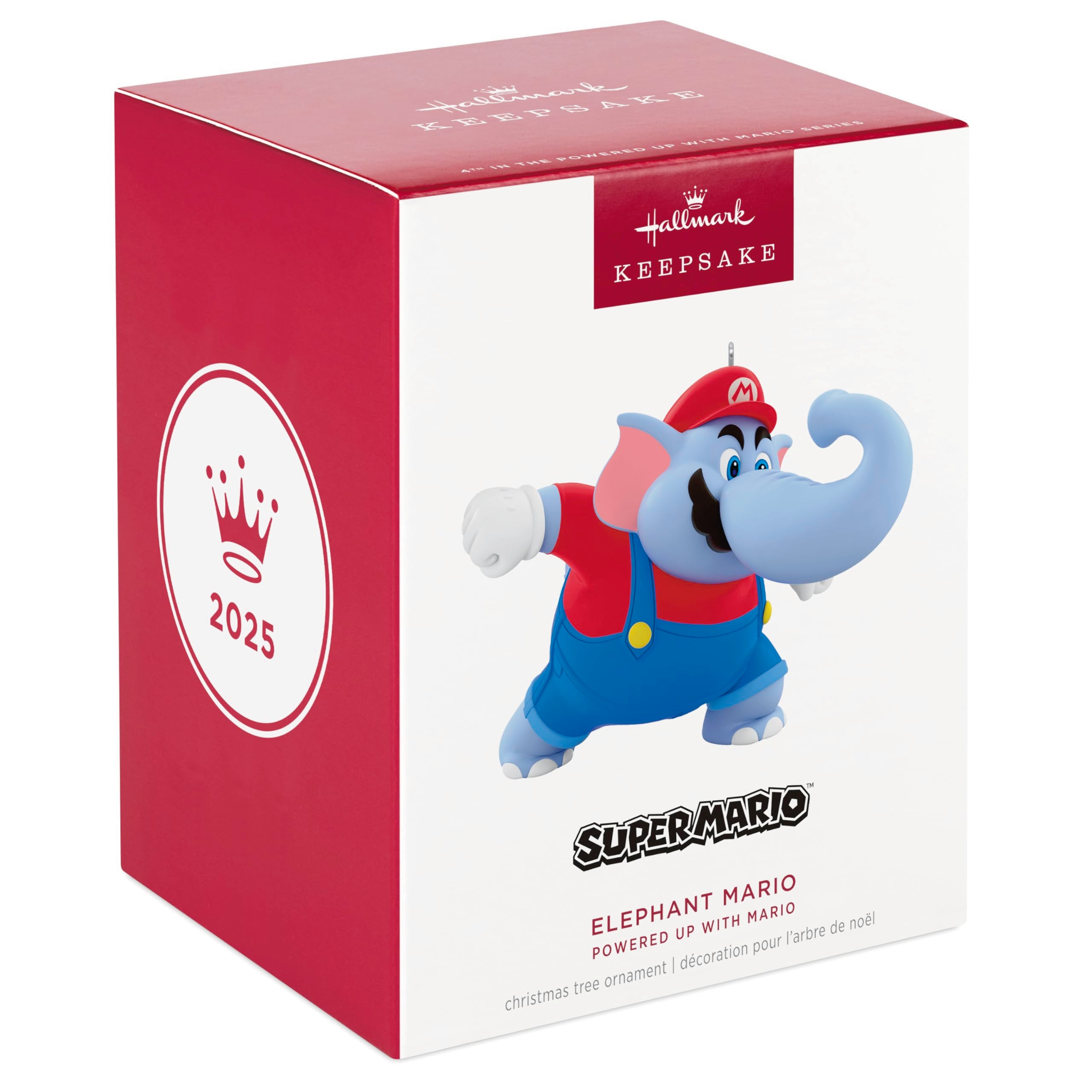 Elephant Mario, Powered up with Mario, 2025 Hallmark Keepsake Christmas Ornament