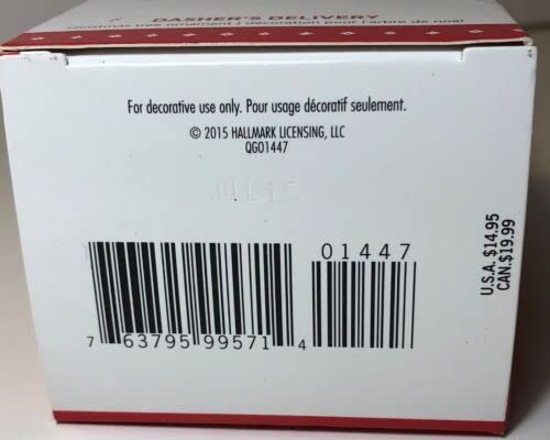 Hallmark Keepsake Ornament Dasher's Delivery Mail Truck 2015