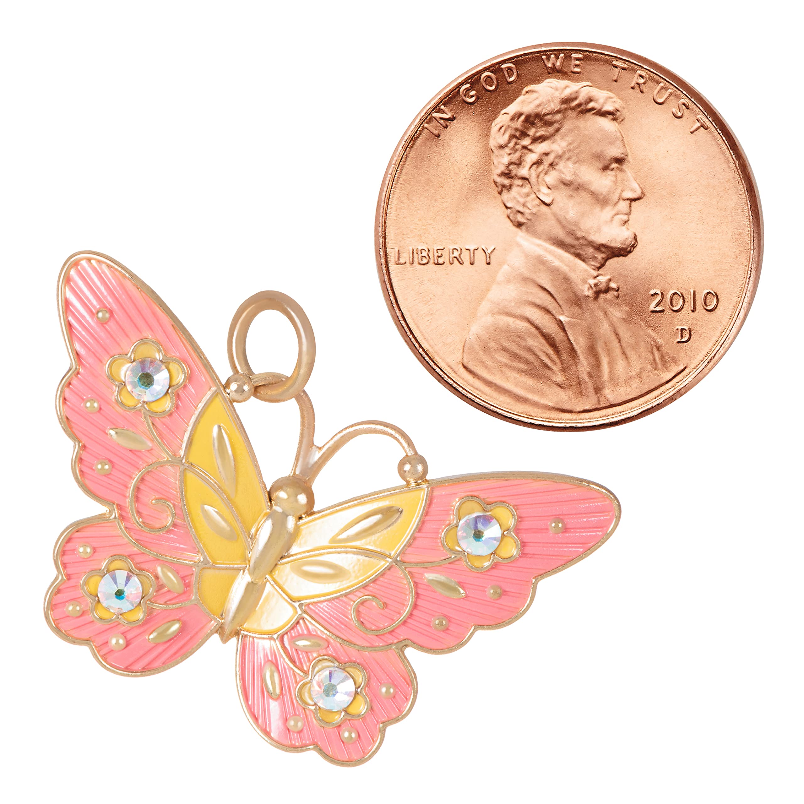 Hallmark Keepsake 1" Miniature Christmas Ornament 2021, Bitty Butterfly, Mini