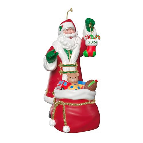Hallmark Keepsake Christmas Ornament 2024, The Perfect Gift 2024, Santa Collectors Gifts