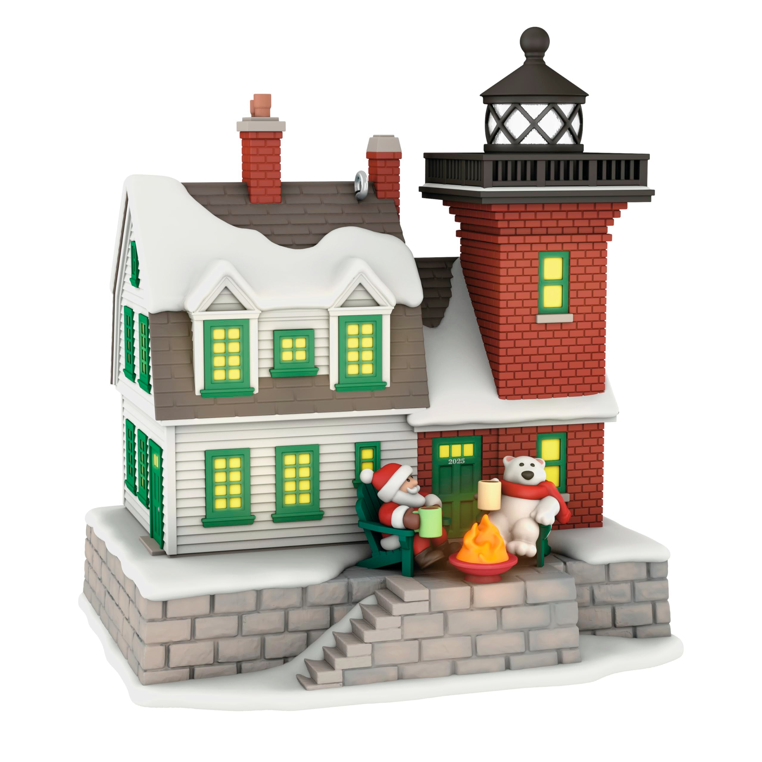 Holiday Lighthouse 2025 Hallmark Keepsake Christmas Ornament