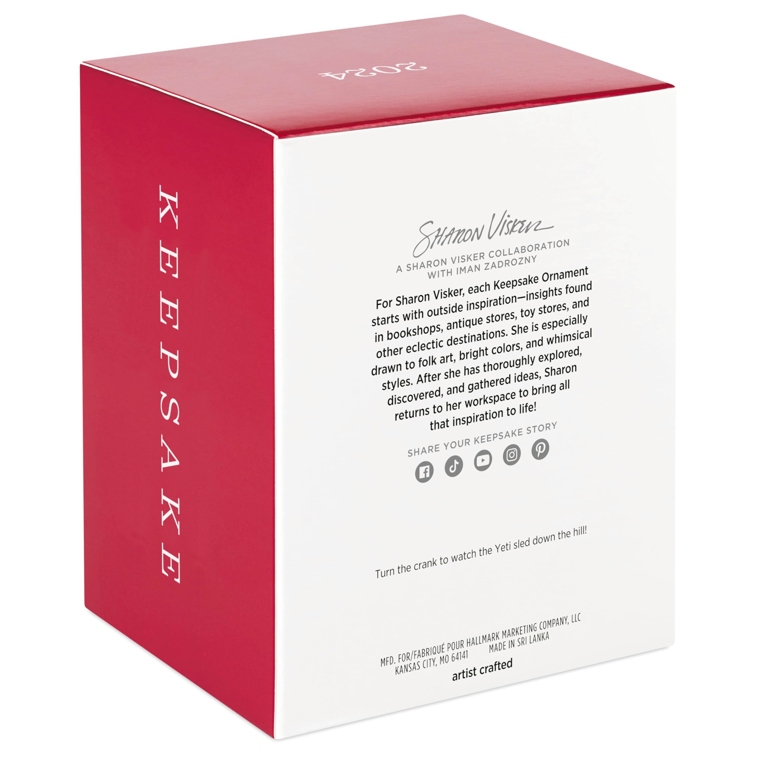 Hallmark Keepsake Christmas Ornament 2024, Sledding Season, Funny Gifts