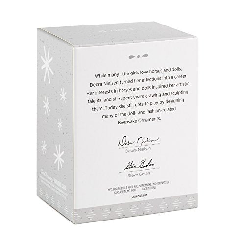 Hallmark Keepsake 2017 Godchild, You Shine Moon and Stars Premium Porcelain Dated Christmas Ornament