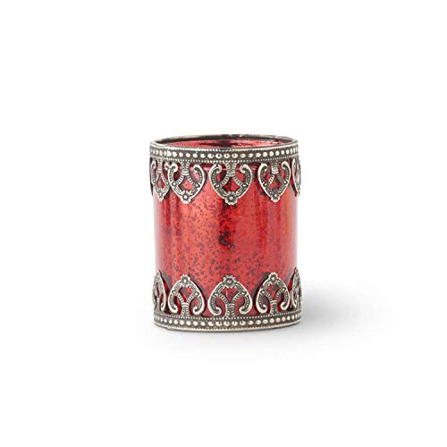 Red Mercury Glass Holder