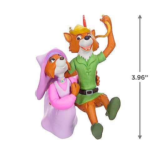 Hallmark Keepsake Christmas Ornament 2023, Disney Robin Hood 50th Anniversary A Romantic Rescue, Gifts for Disney Fans