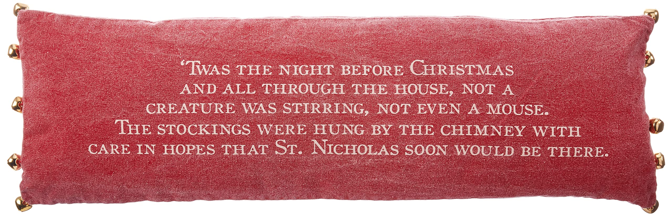 Night Before Chistmas Jingle Pillow