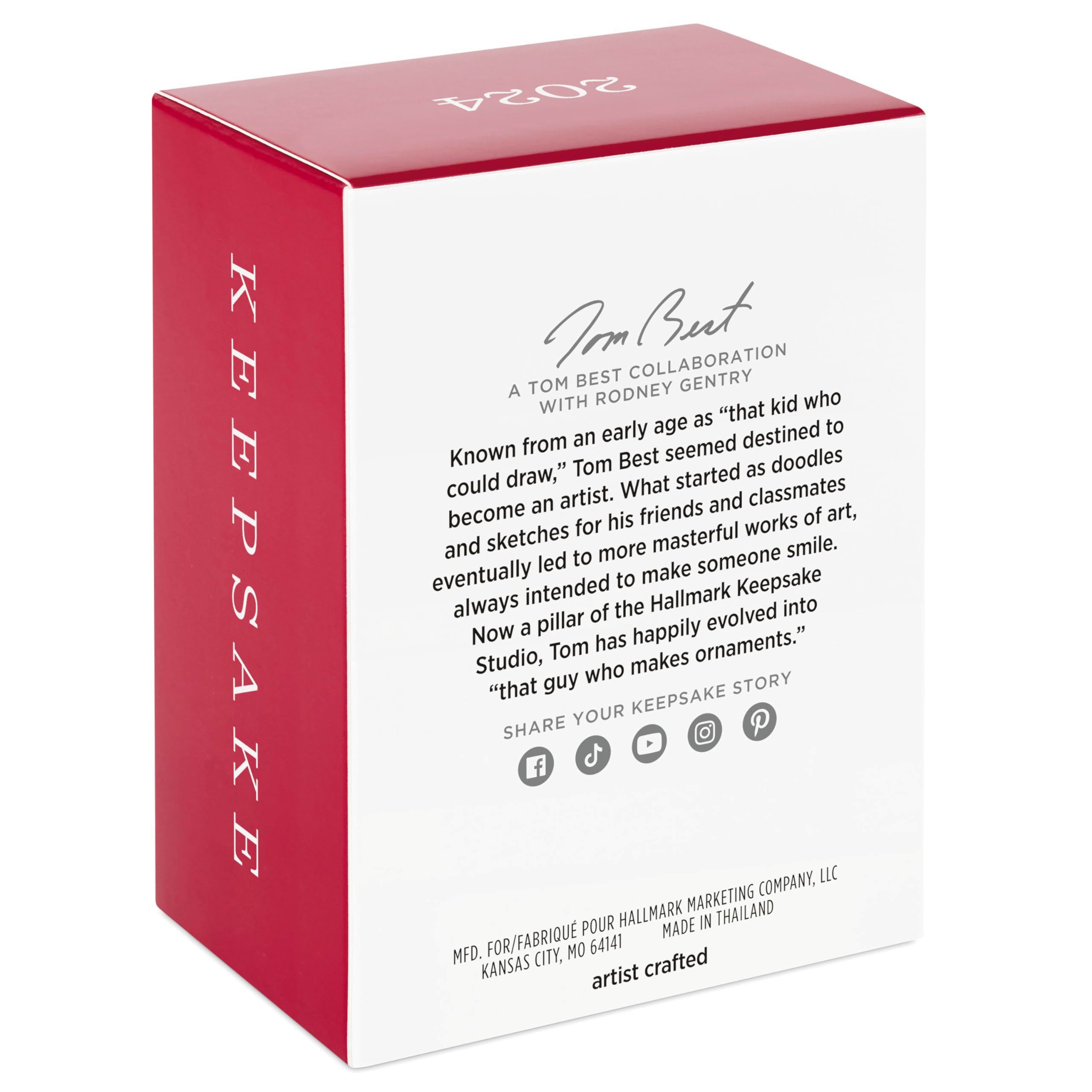 Hallmark Keepsake Christmas Ornament 2024, Tees the Season, Hobby Gifts