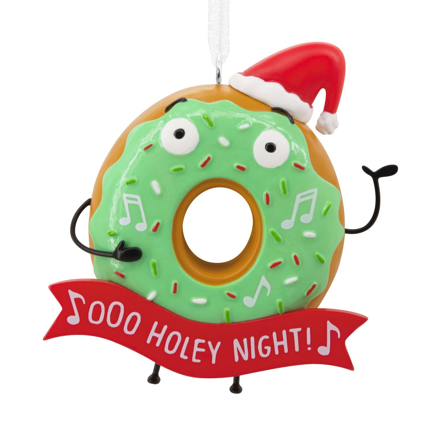 Hallmark O Holey Night Donut Christmas Ornament