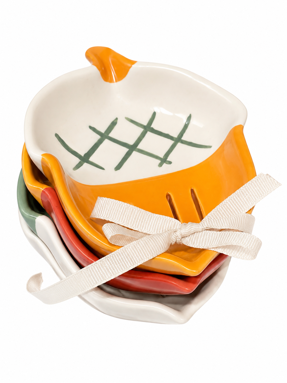 Hallmark Autumn Acorns Ceramic Stacking Bowls (Set of 3)