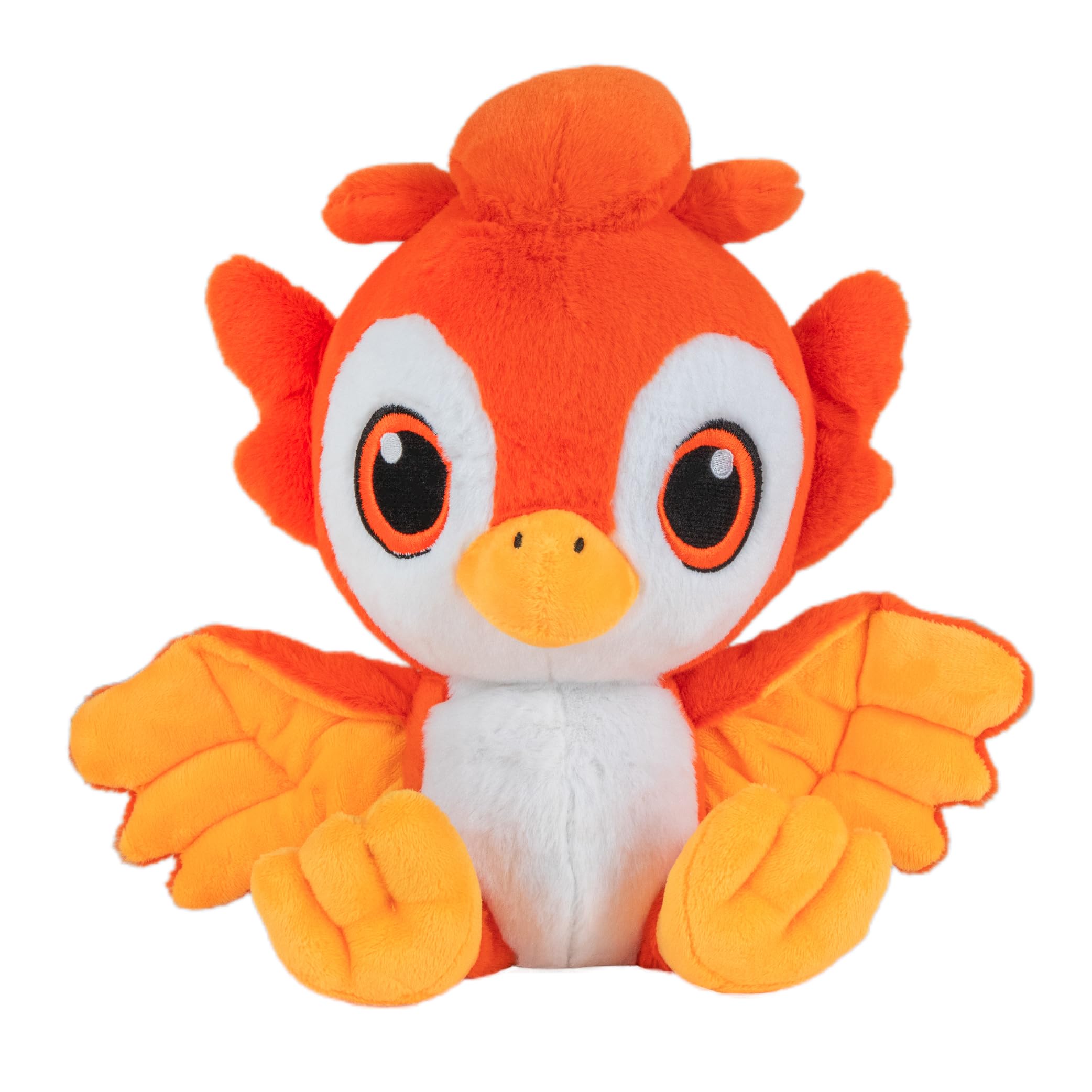 Glow Warm Pals Fiery Phoenix Orange Microwavable Glow in the Dark Plush NWT