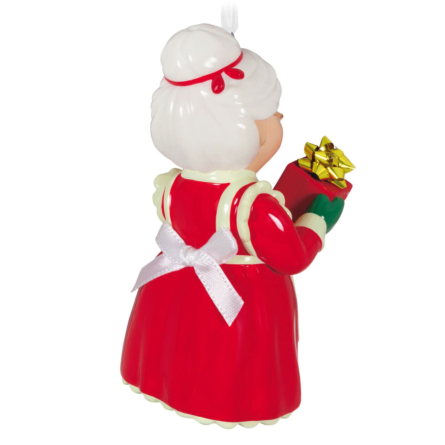 Mrs. Claus Porcelain Ornament