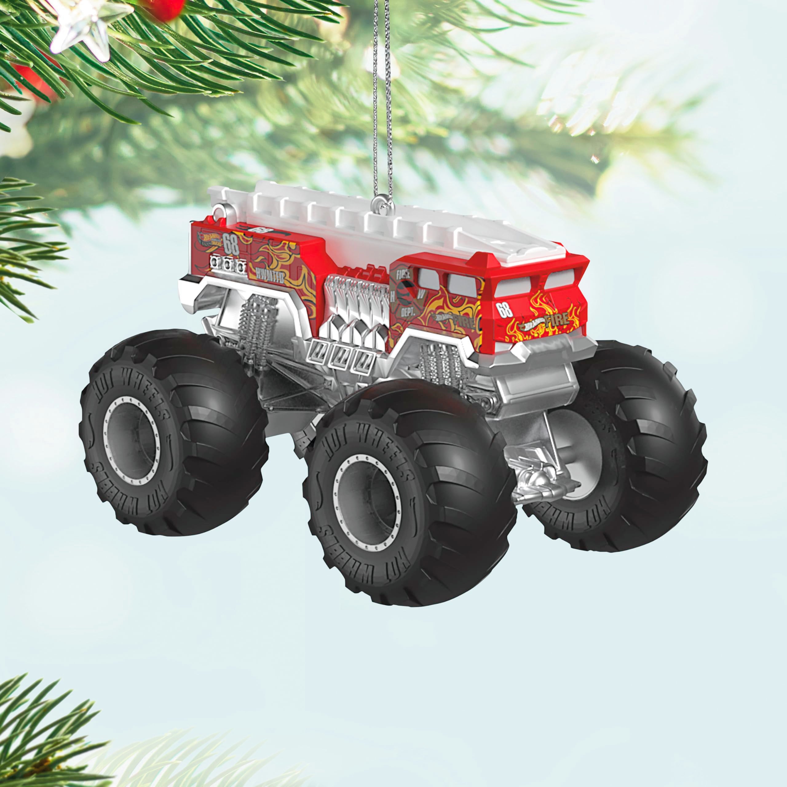 HW 5-Alarm Hot Wheels Monster Trucks 2025 Hallmark Keepsake Christmas Ornament