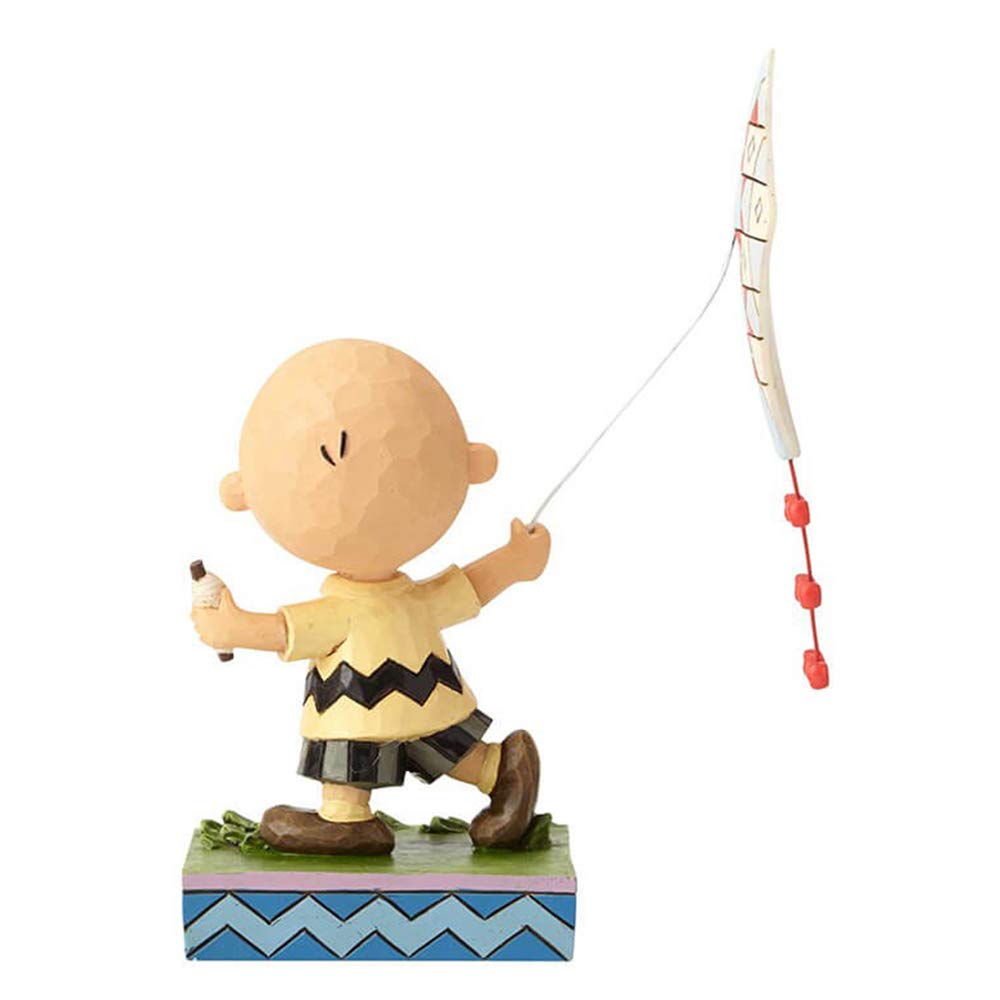 Enesco Jim Shore Peanuts Charlie Brown Flying Kite Figurine