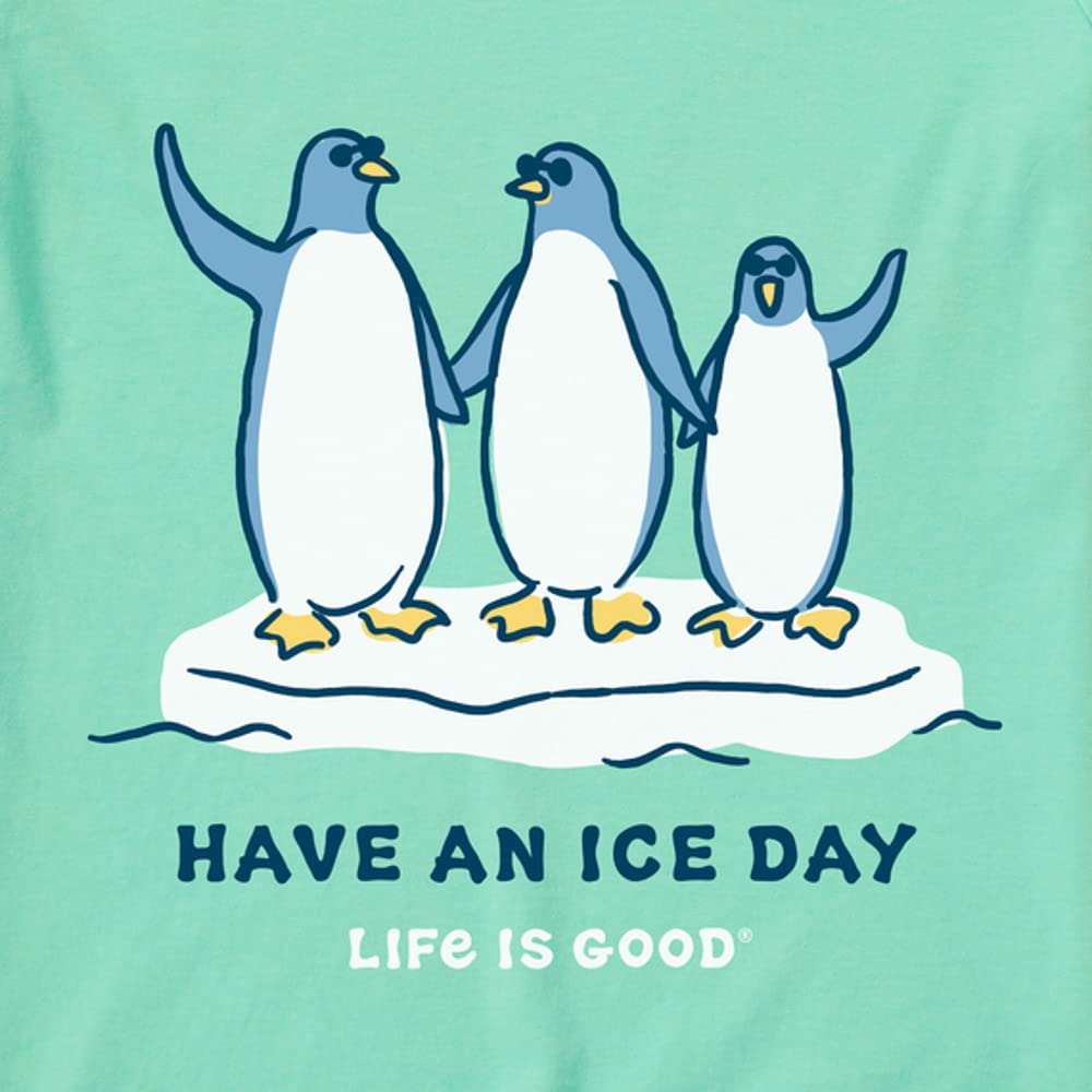 Large Life is Good "Have an Ice Day" Green Crusher Christmas T-Shirt