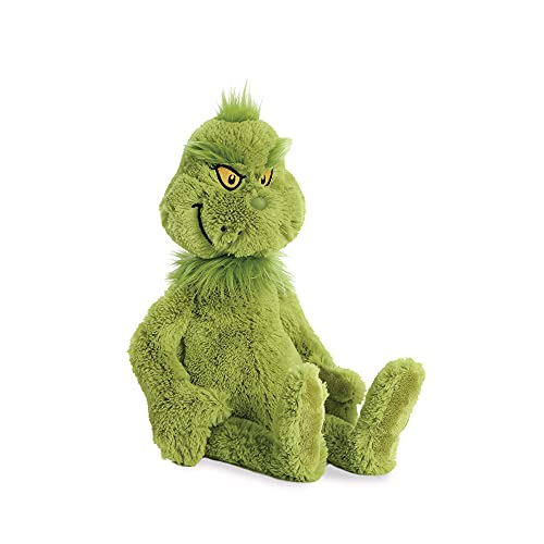 Aurora® Whimsical Dr. Seuss™ Grinch Stuffed Animal - Magical Storytelling - Officially Licensed - Green 16 Inches