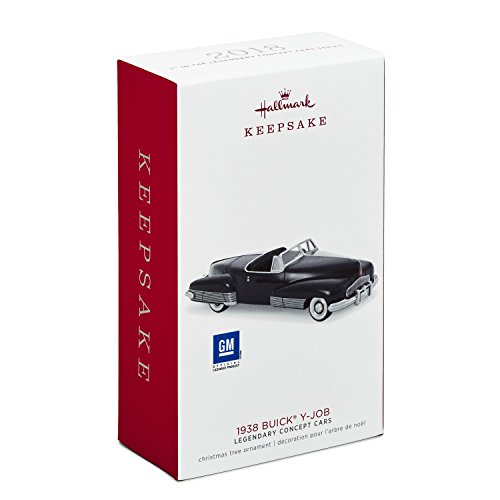 Hallmark Keepsake Christmas Ornament 2018 Year Dated, Legendary Concept Cars 1938 Buick Y-Job, Metal
