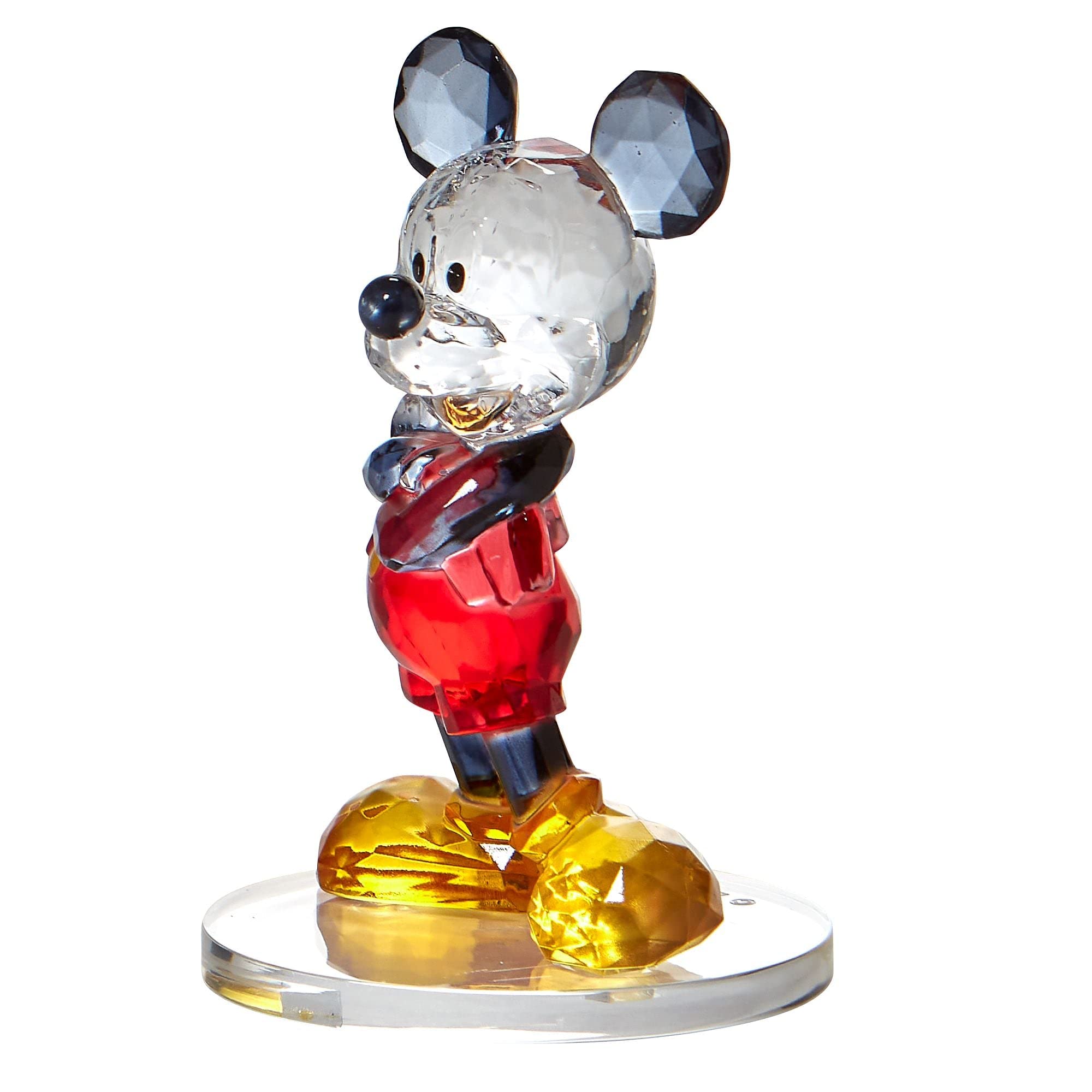 Enesco Facets Disney Mickey Mouse Standing Pose Figurine, 3.75 Inch