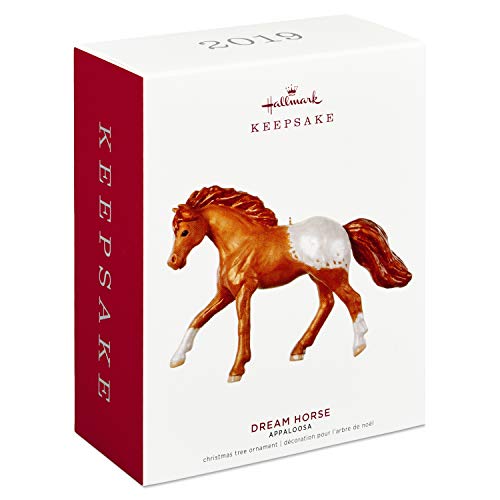 Hallmark Keepsake Christmas 2019 Year Dated Appaloosa Dream Horse Ornament