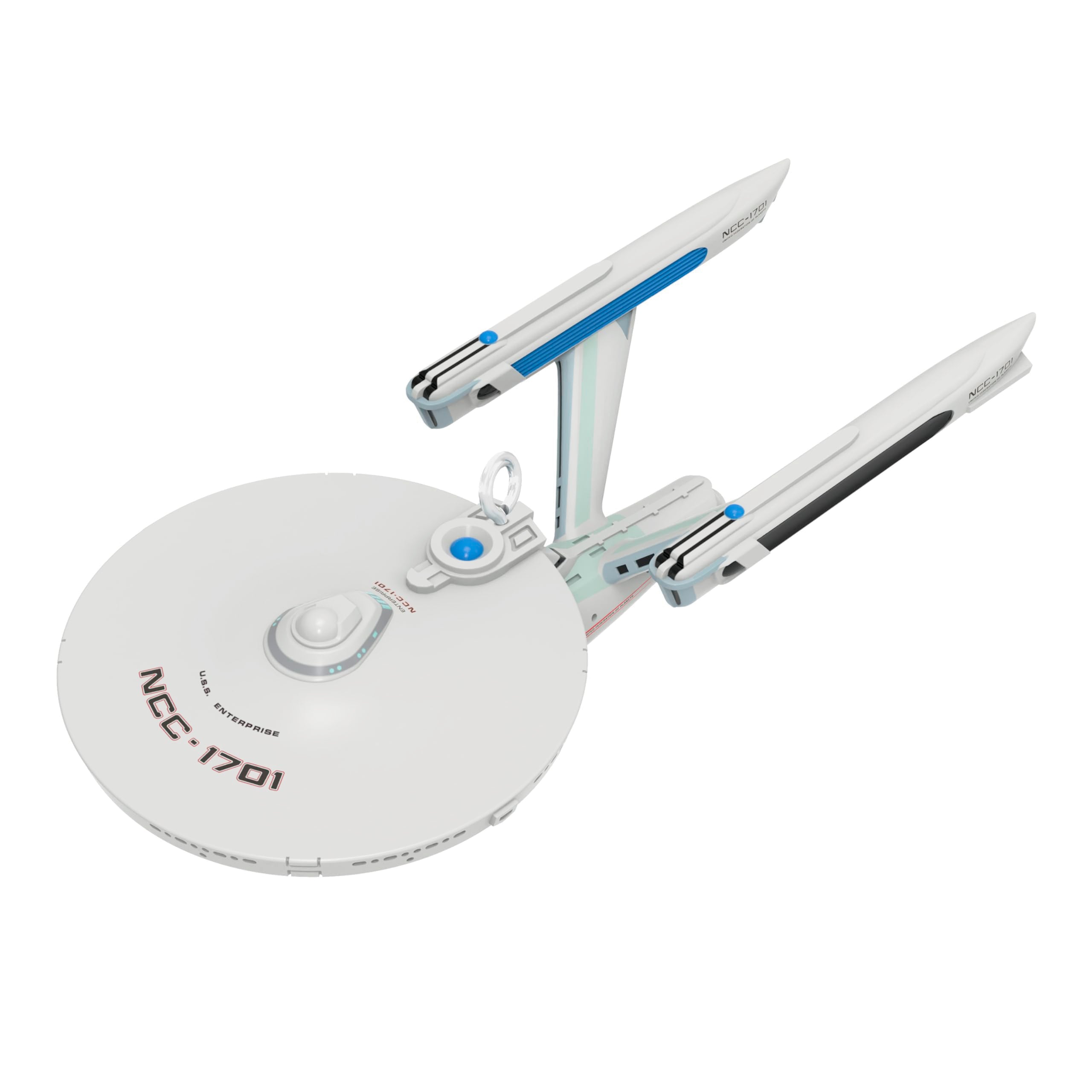 Hallmark Keepsake 0.4" Mini Christmas Ornament 2024, Star Trek: The Motion Picture U.S.S. Enterprise NCC-1701 Refit, Gifts for Trekkies