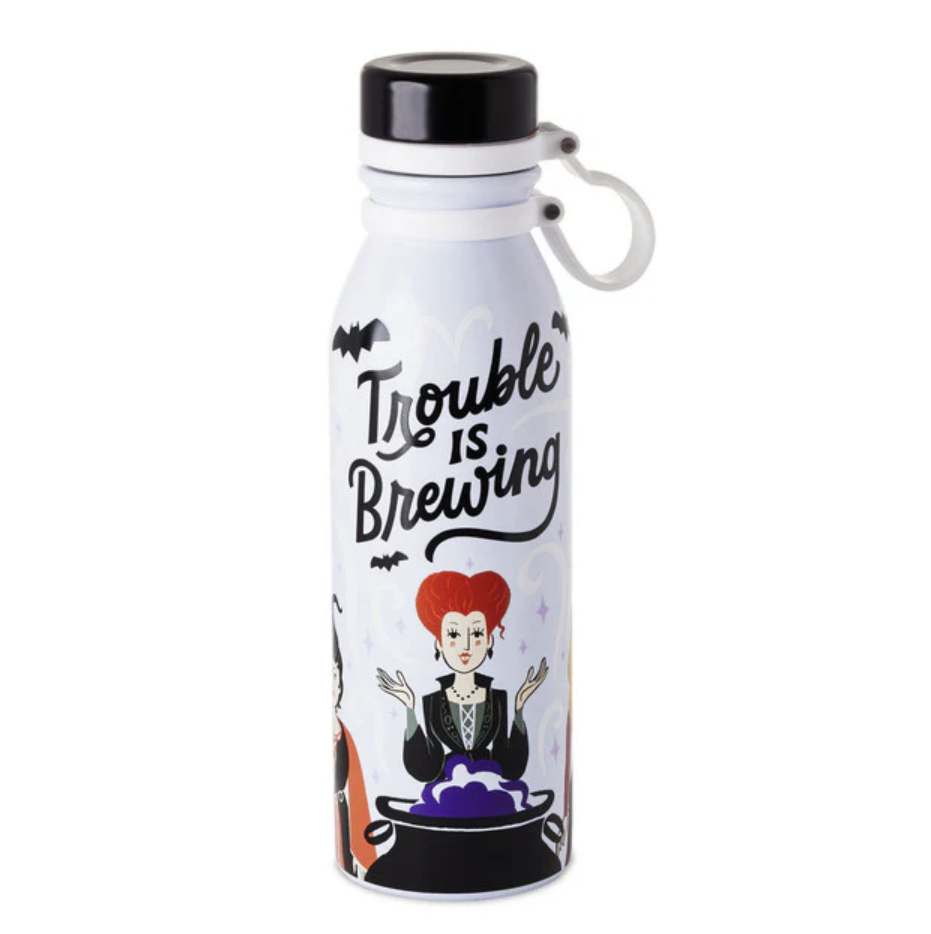 Trouble is Brewing Color-Changing Hocus Pocus Hallmark Halloween Water Bottle