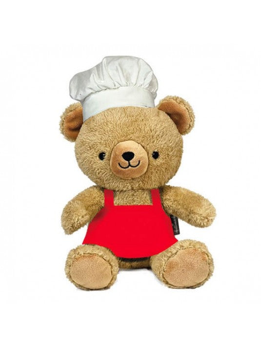 Hallmark Plush Chef Teddy Bear with Red Apron & White Toque