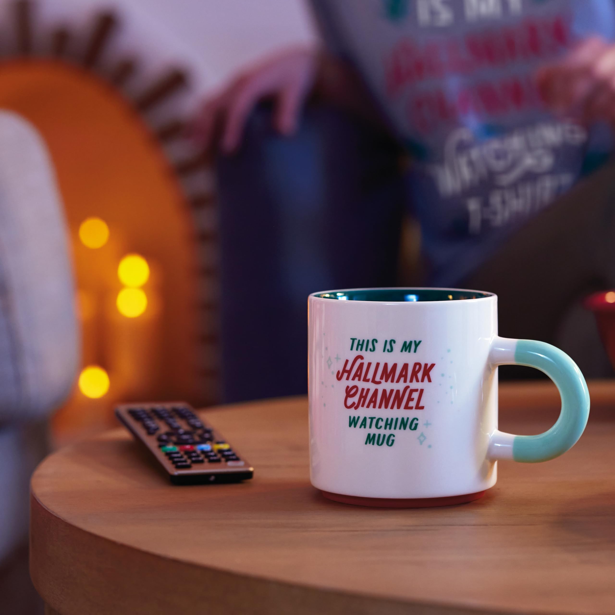 Hallmark Channel Christmas Coffee Mug ("This is My Hallmark Channel Watching Mug") 17 oz.