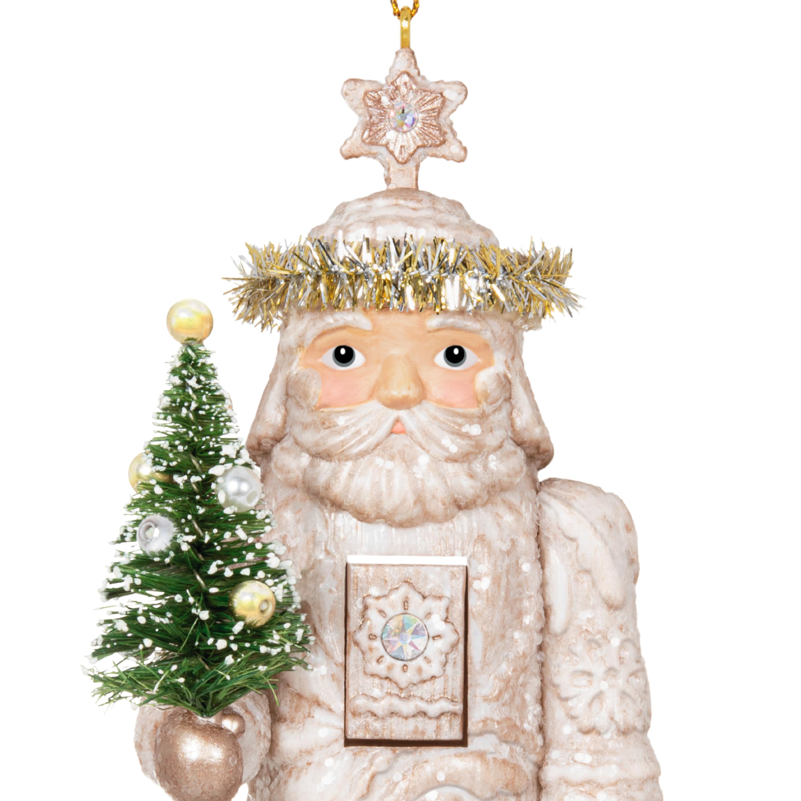 Hallmark Keepsake Christmas Ornament 2024, Noble Nutcrackers Earl of Snowfall, Gifts for Christmas Lovers