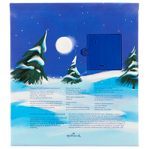 Hallmark The Night Before Christmas Recordable Pop-Up Book with Lights (Gift for Kids and Grandchildren)