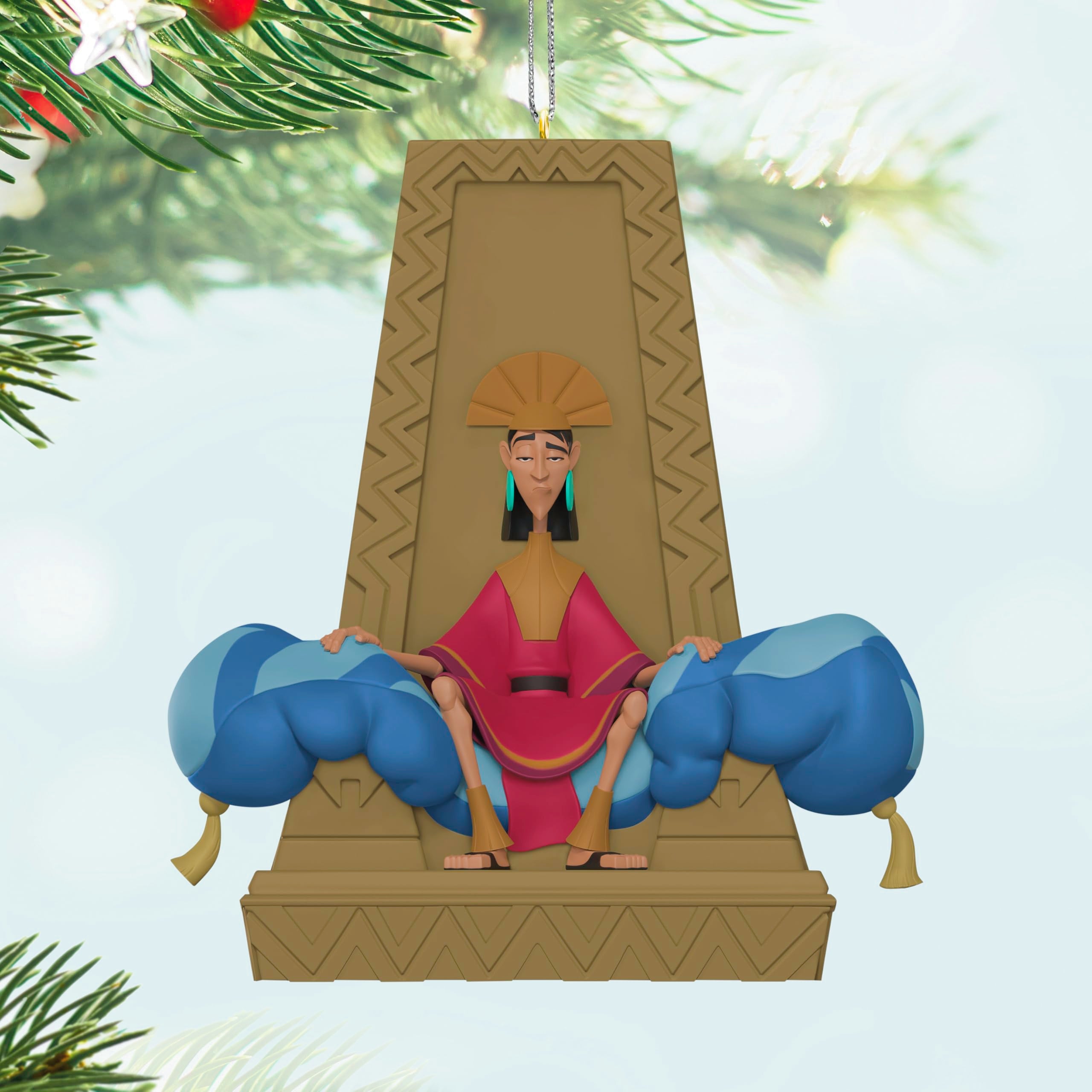 Emperor Kuzco, Disney the Emperors New Groove, 2025 Hallmark Keepsake Christmas Ornament