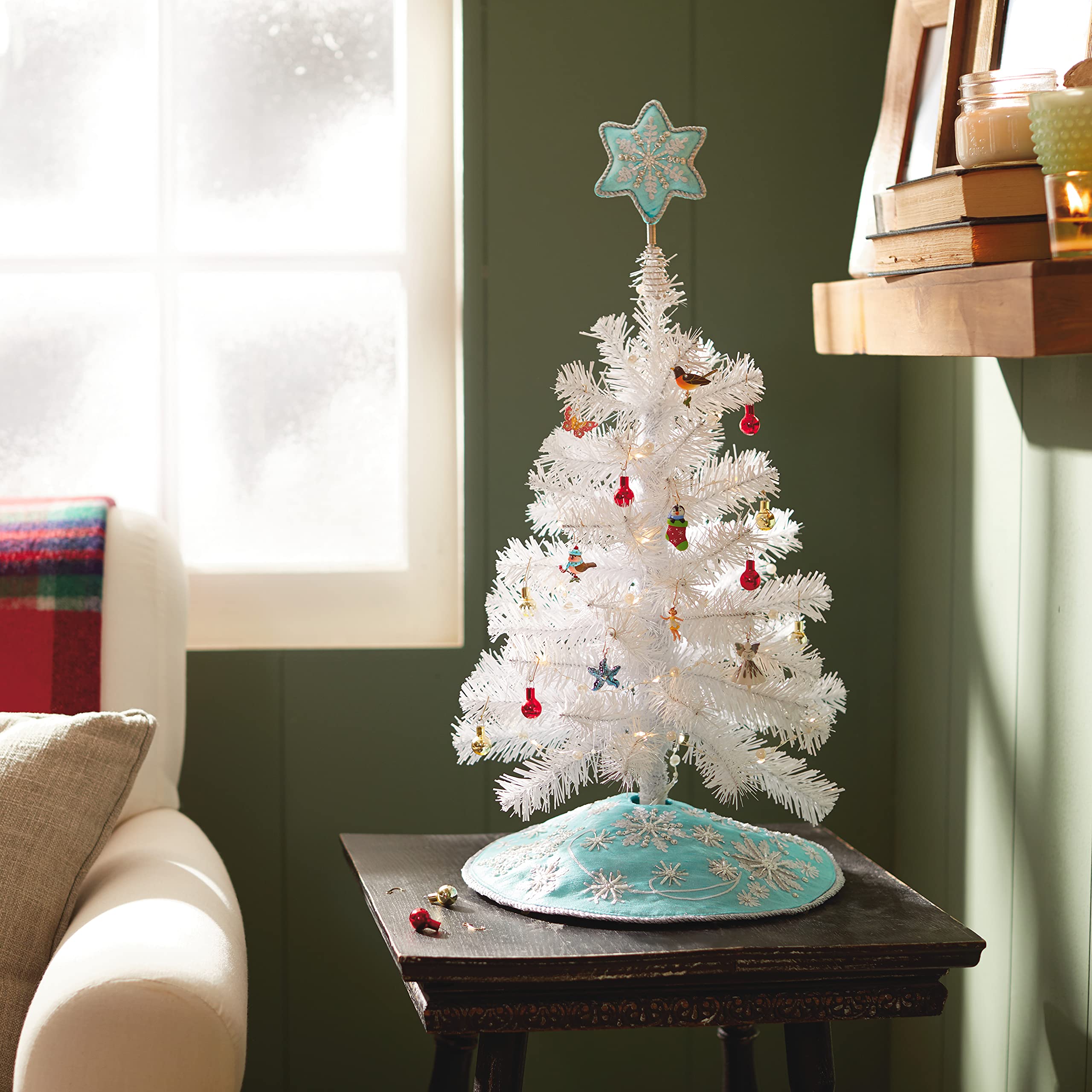 Hallmark Keepsake 2020, Miniature White Christmas Tree, 18"