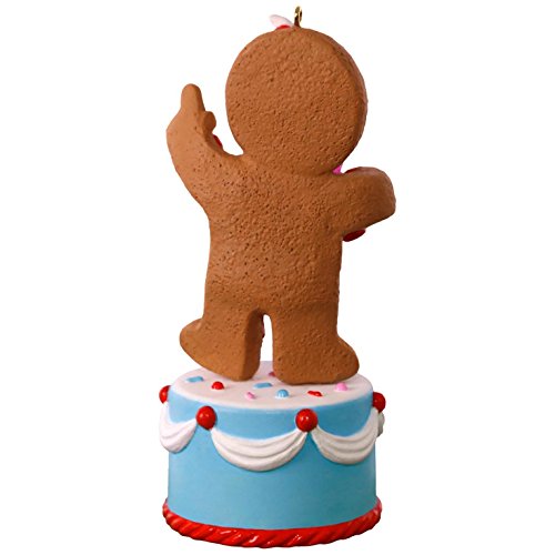 Hallmark 1995QGO1422 Joke-Telling Gingerbread Man Keepsake Christmas Ornaments