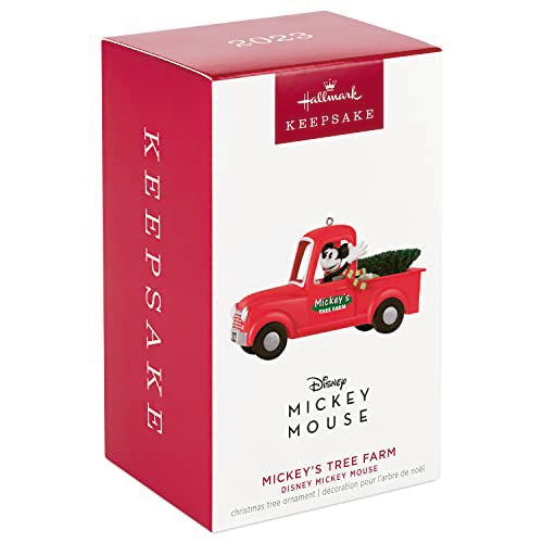 Hallmark Keepsake Christmas Ornament 2023, Disney Mickey Mouse Mickey's Tree Farm 2023, Gifts for Disney Fans