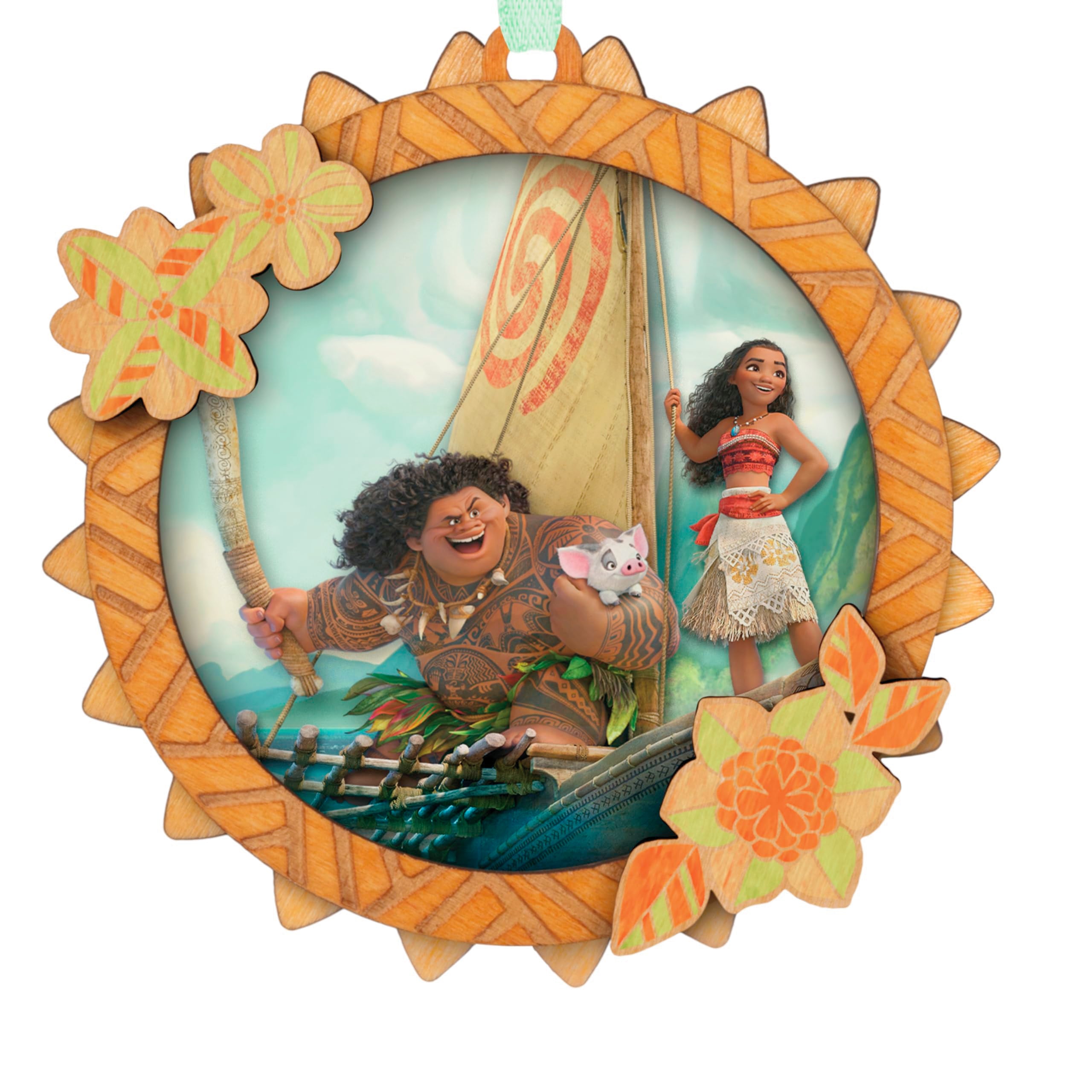 Setting Sail, Disney Moana 2025 Hallmark Keepsake Christmas Ornament