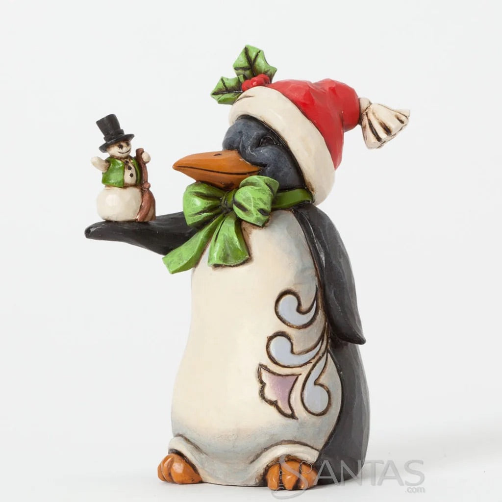 Enesco Jim Shore Mini Christmas Penguin Figurine