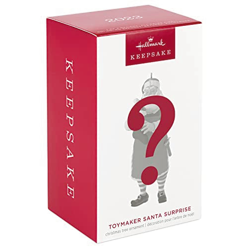 Hallmark Keepsake Christmas Ornament 2023, Toymaker Santa Surprise Mystery, Santa Collectors Gifts
