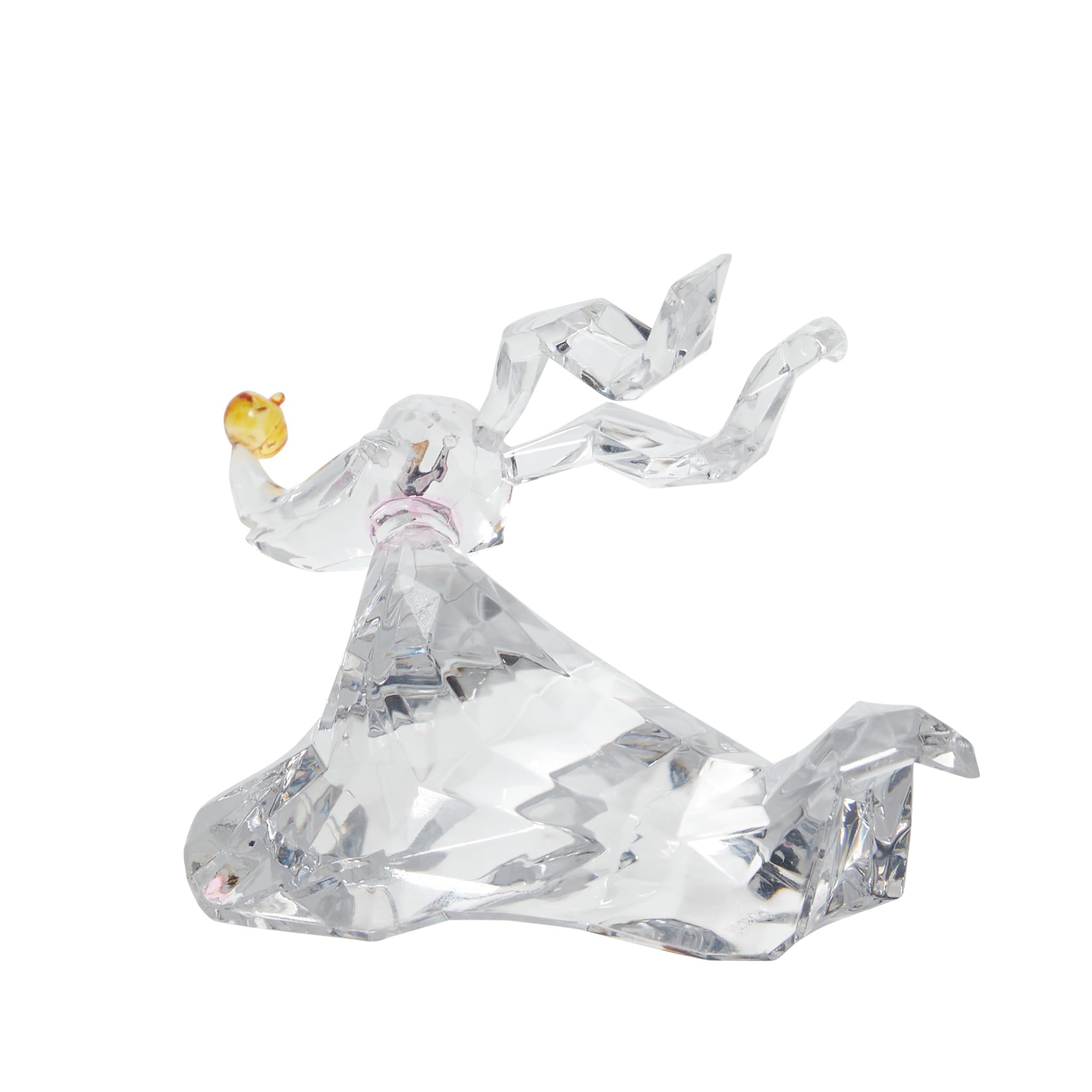 Enesco FACETS Disney The Nightmare Before Christmas Zero The Ghost Dog Miniature Figurine, 3 Inch, Clear