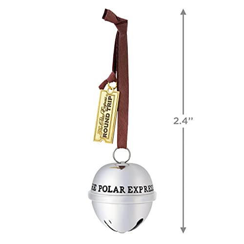 Hallmark Keepsake Christmas Ornament 2023, The Polar Express Santa's Sleigh Bell 2023 Metal